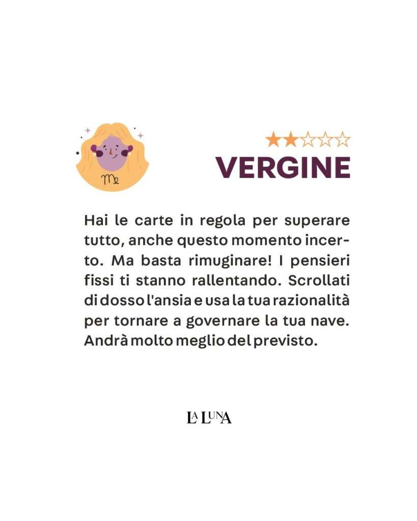 oroscopo vergine 