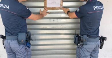 Asti – Chiuso un esercizio commerciale in zona sud per motivi di ordine e sicurezza pubblica.